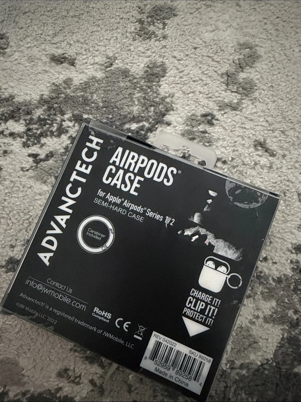 Black & White Cow Print AirPods Case Series 1 and 2